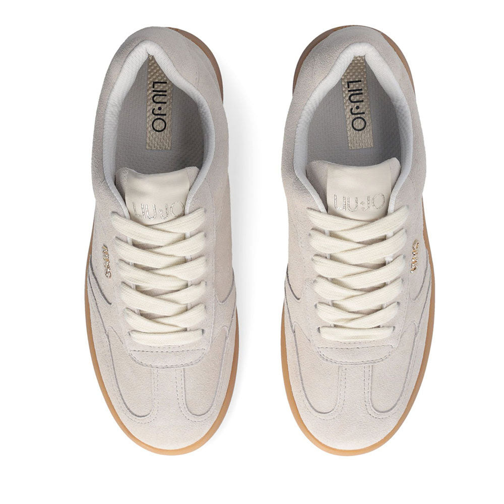 Sneakers Donna LIU JO Connor 01 in Suede Beige
