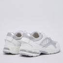 Sneakers Donna LIU JO Trixie 01 in Mesh Metalizzato Bianco e Inserti Laminati