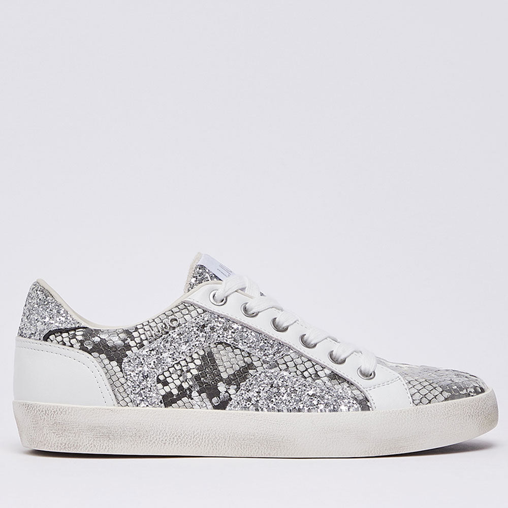 Sneakers Donna LIU JO Miley C 01 effetto Pitone con Glitter