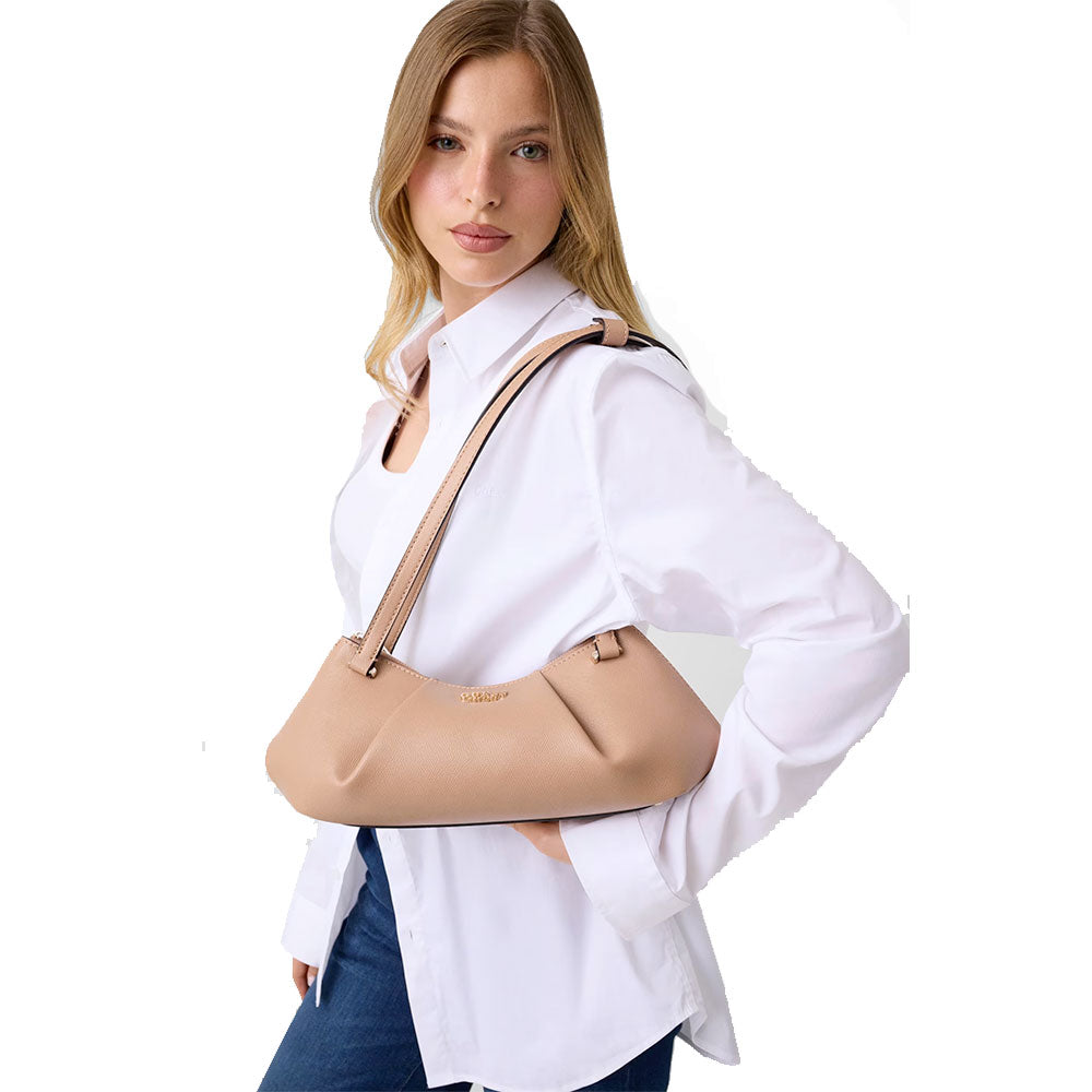 Borsa Donna a Spalla GUESS Linea Amorette colore Beige