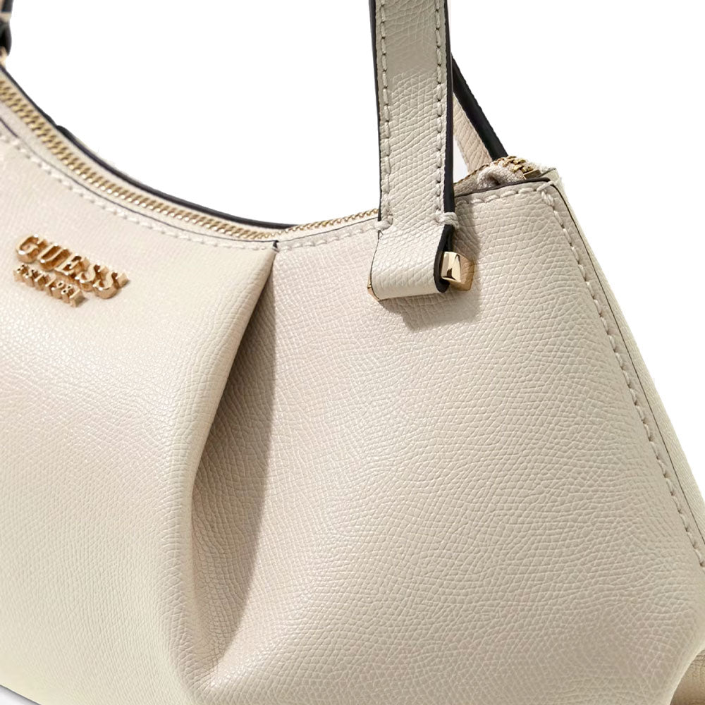 Borsa Donna a Spalla GUESS Linea Amorette colore Off White