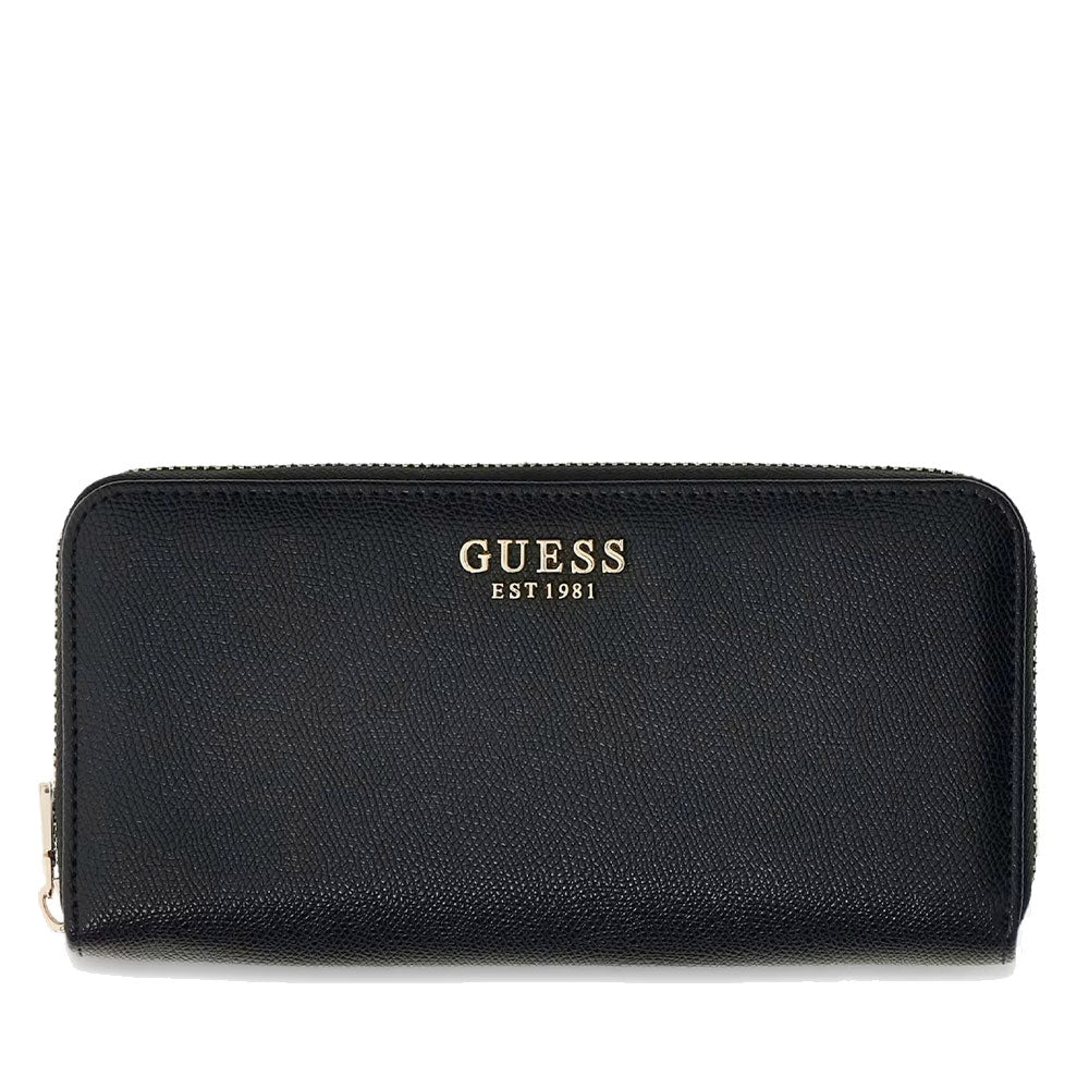 Portafoglio GUESS Chiuso con Zip Linea Amorette colore Nero