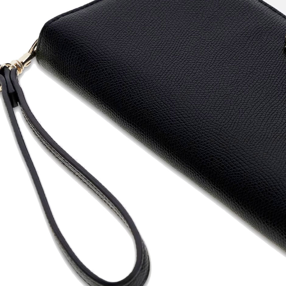 Portafoglio GUESS Chiuso con Zip Linea Amorette colore Nero