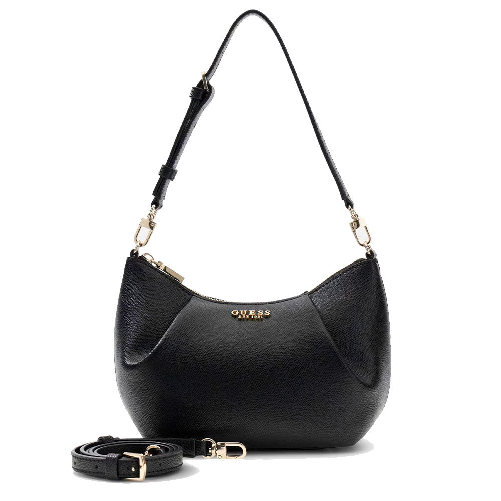 Women's Black Hobo Shoulder Bag GUESS Amorette