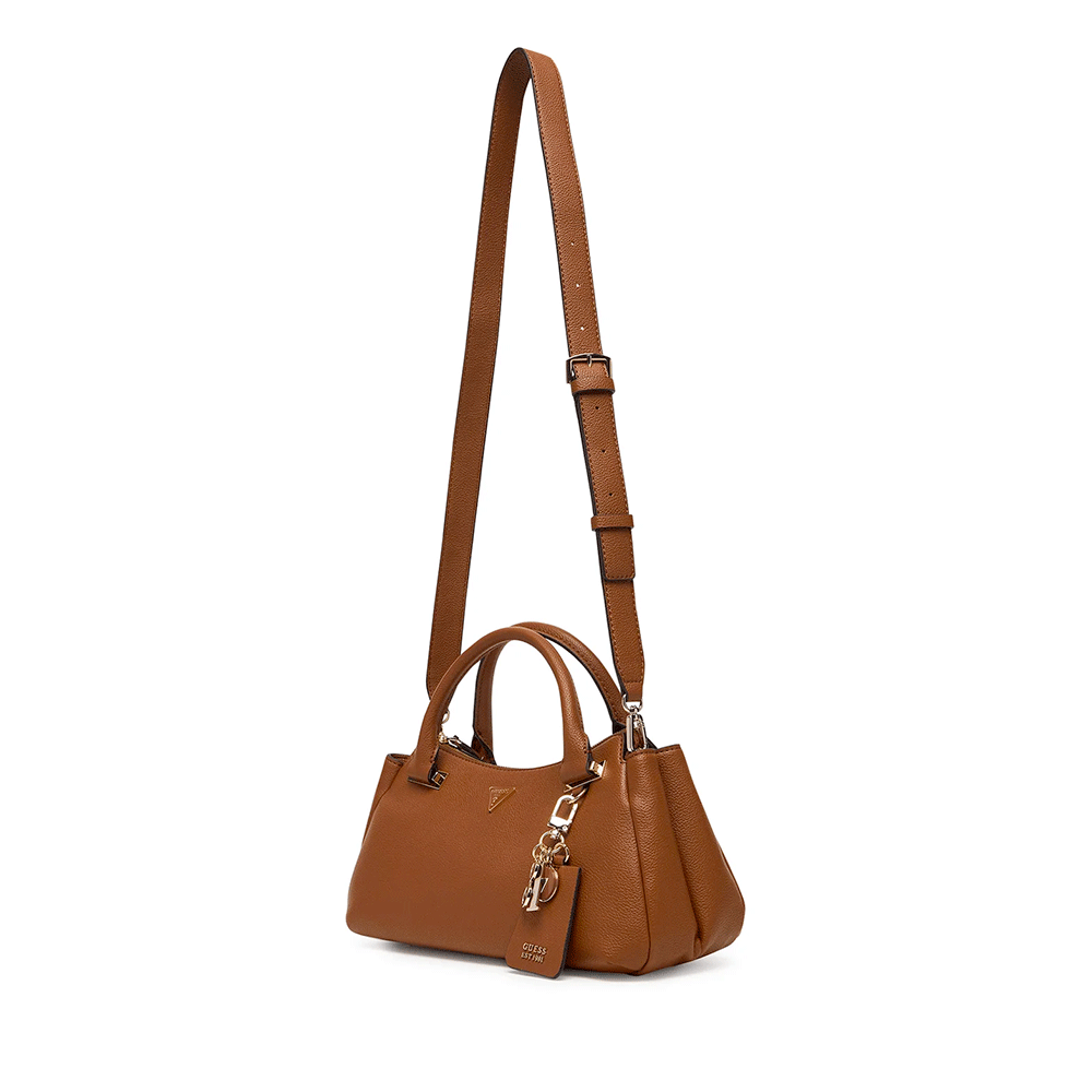 Borsa Donna a Mano GUESS Linea Evie colore Cognac
