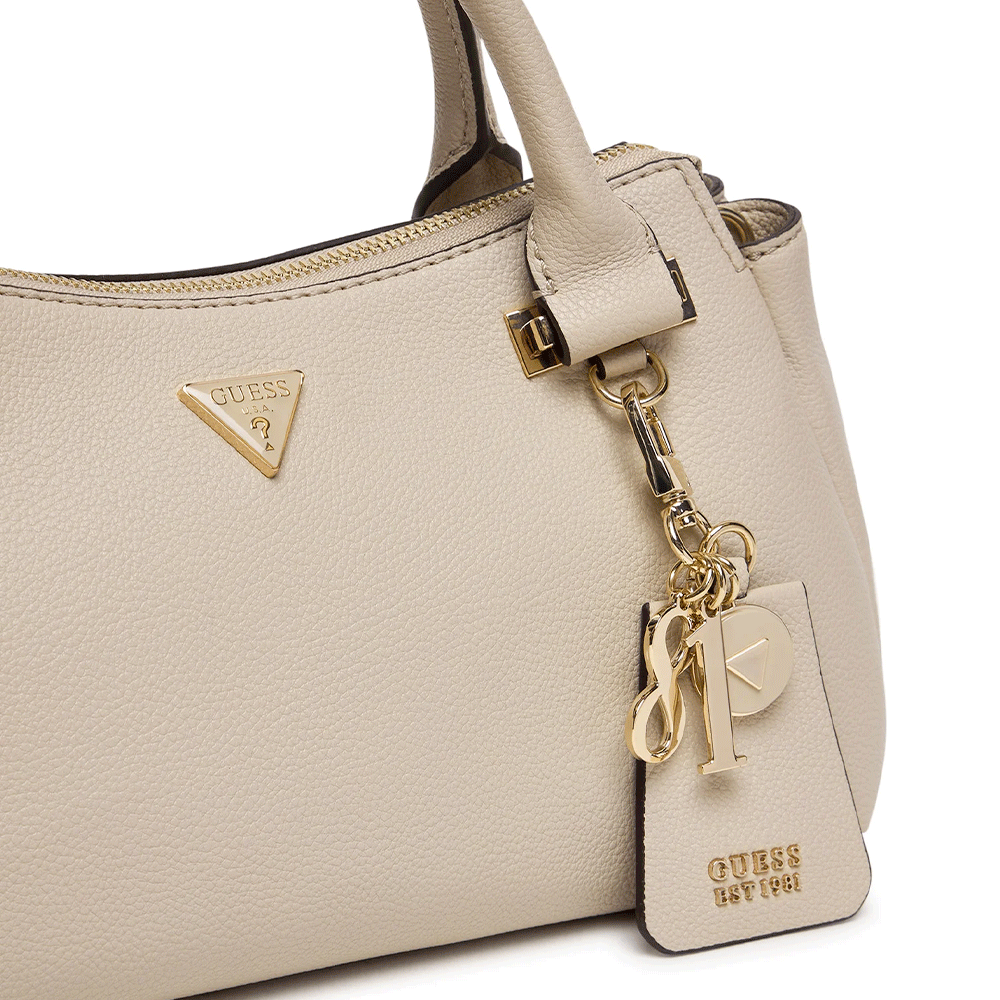 Borsa Donna a Mano GUESS Linea Evie colore Light Taupe