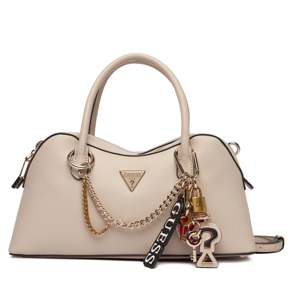 Borsa Donna a Mano GUESS Linea Davina colore Light Taupe