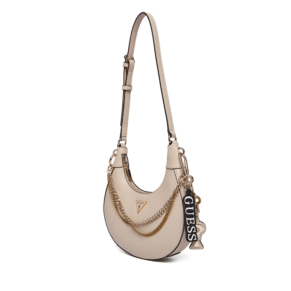 Borsa Donna a Spalla GUESS Linea Davina colore Light Taupe