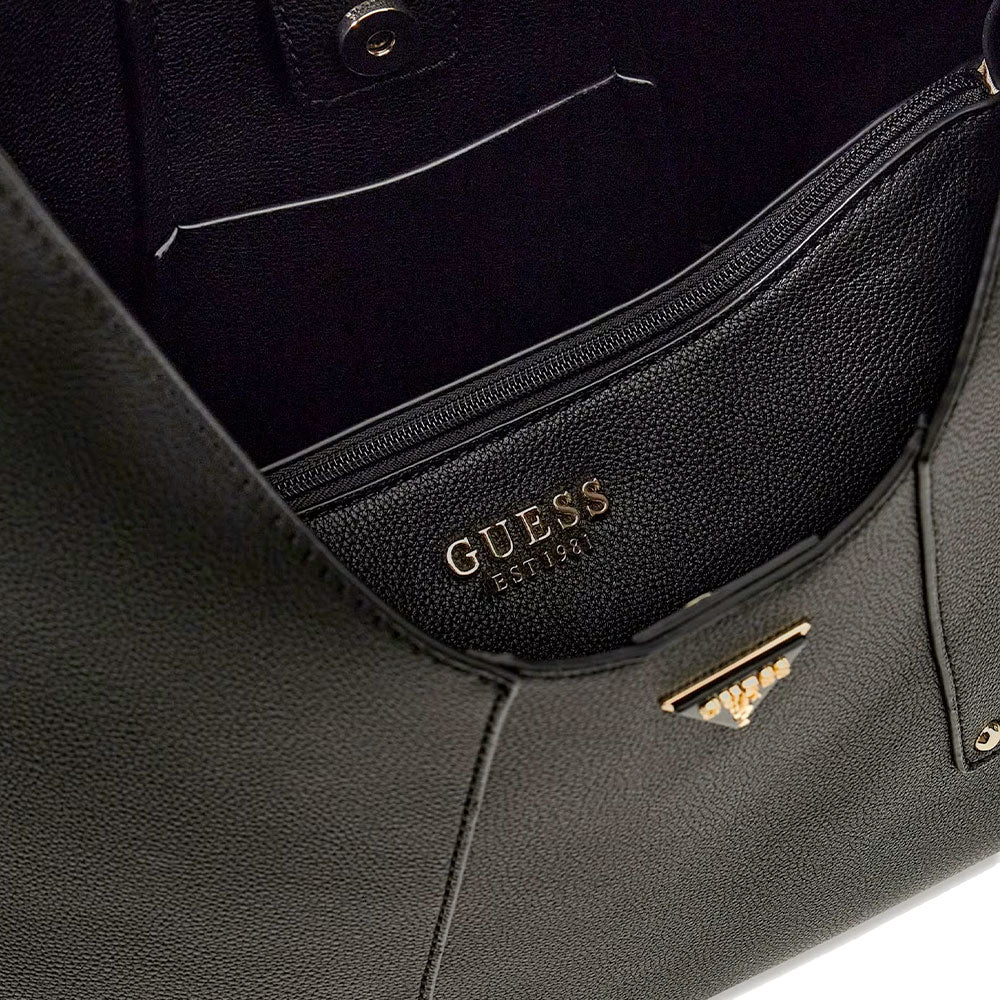 Borsa Donna Hobo a Spalla GUESS Linea Darcy Colore Nero