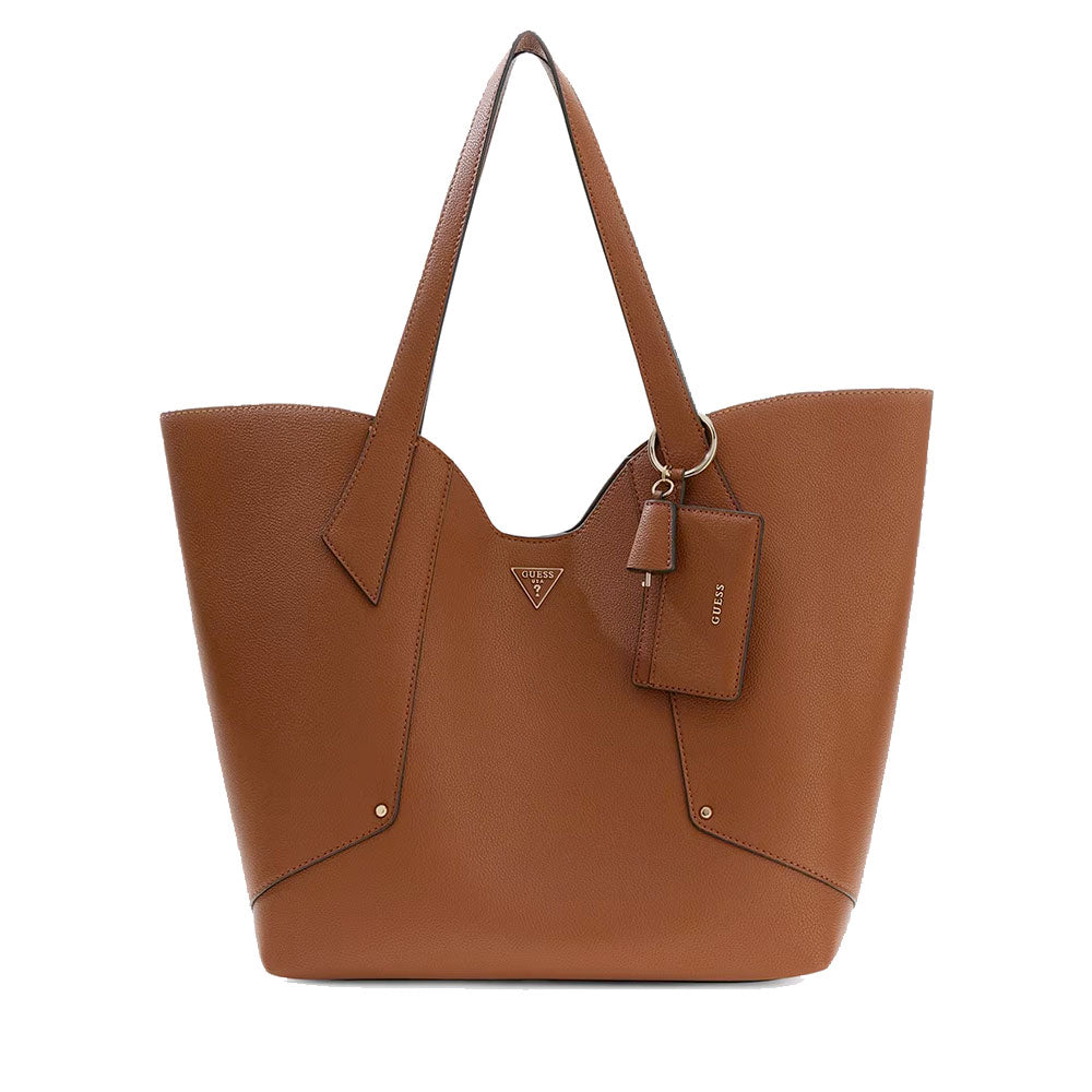 Borsa Donna Shopper a Spalla GUESS Linea Darcy Colore Cognac