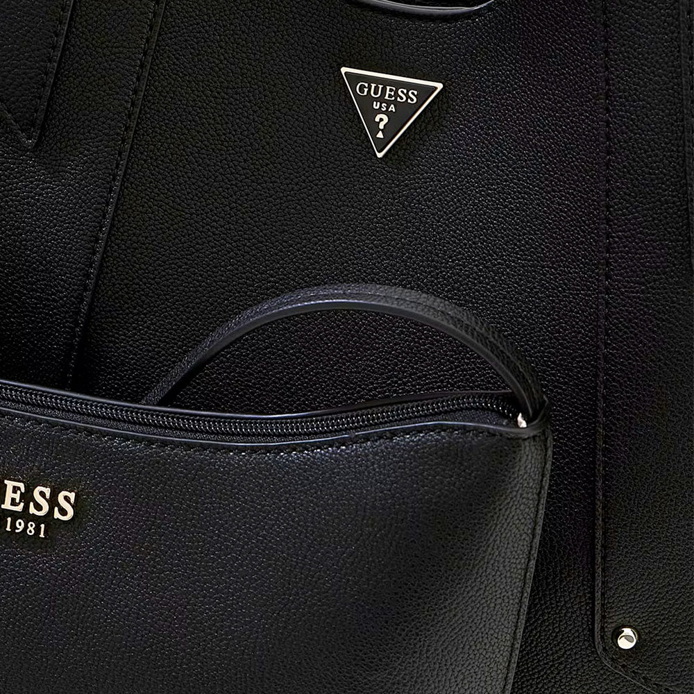 Borsa Donna Shopper a Spalla GUESS Linea Darcy Colore Nero
