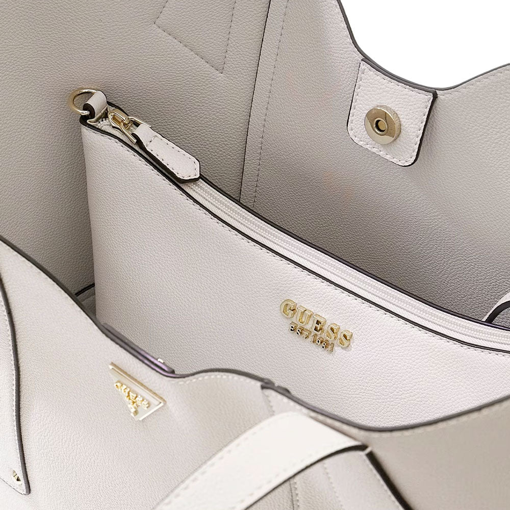 Borsa Donna Shopper a Spalla GUESS Linea Darcy Colore Stone