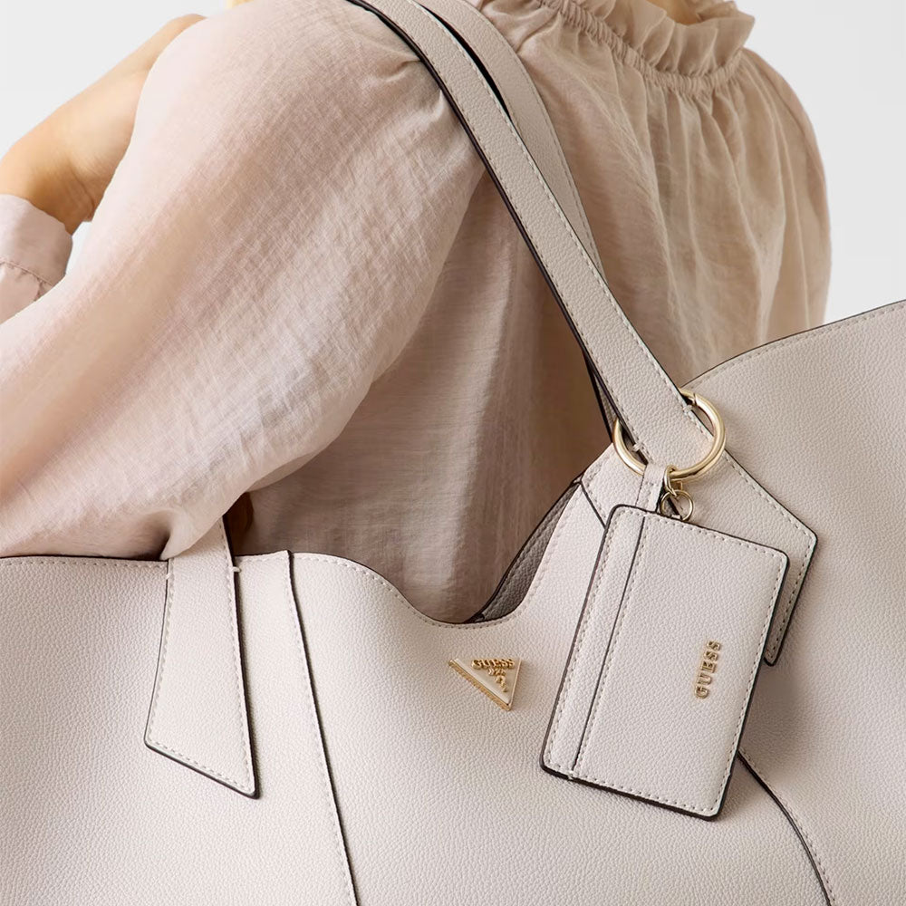 Borsa Donna Shopper a Spalla GUESS Linea Darcy Colore Stone