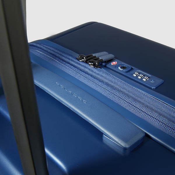 BMW Trolley Boardcase 43L - Valigia In Policarbonato, Blu, 55x40x23 Cm, Con Lucchetto TSA E 4 Ruote