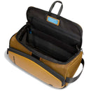 Beauty Case PIQUADRO Uomo in Tessuto e Pelle Colore Senape Linea Pq-Earth - BY6947S137