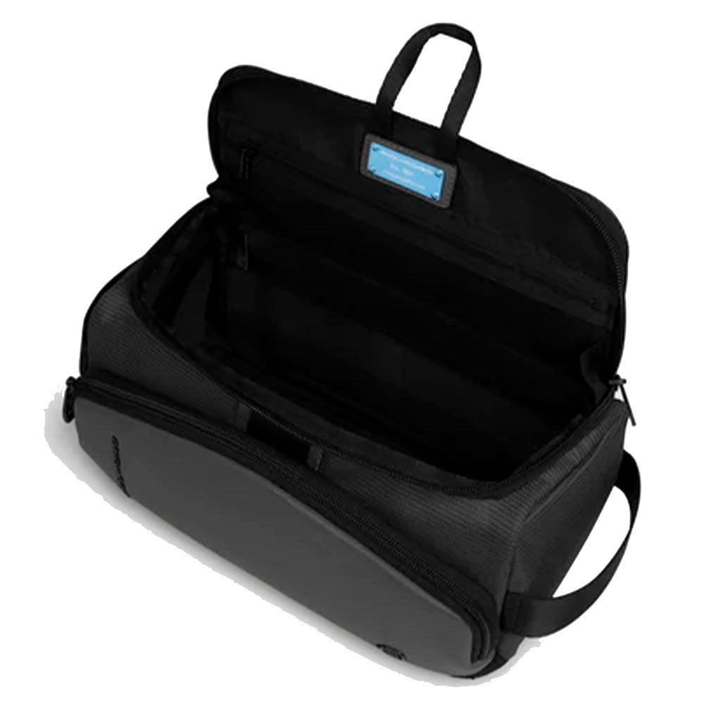 Beauty Case PIQUADRO Uomo in Tessuto e Pelle Colore Nero Linea Pq-Earth - BY6947S137