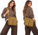 Women's Fabric Crossbody Bag MANDARINA DUCK MD20 in Amber - P10QMTX5