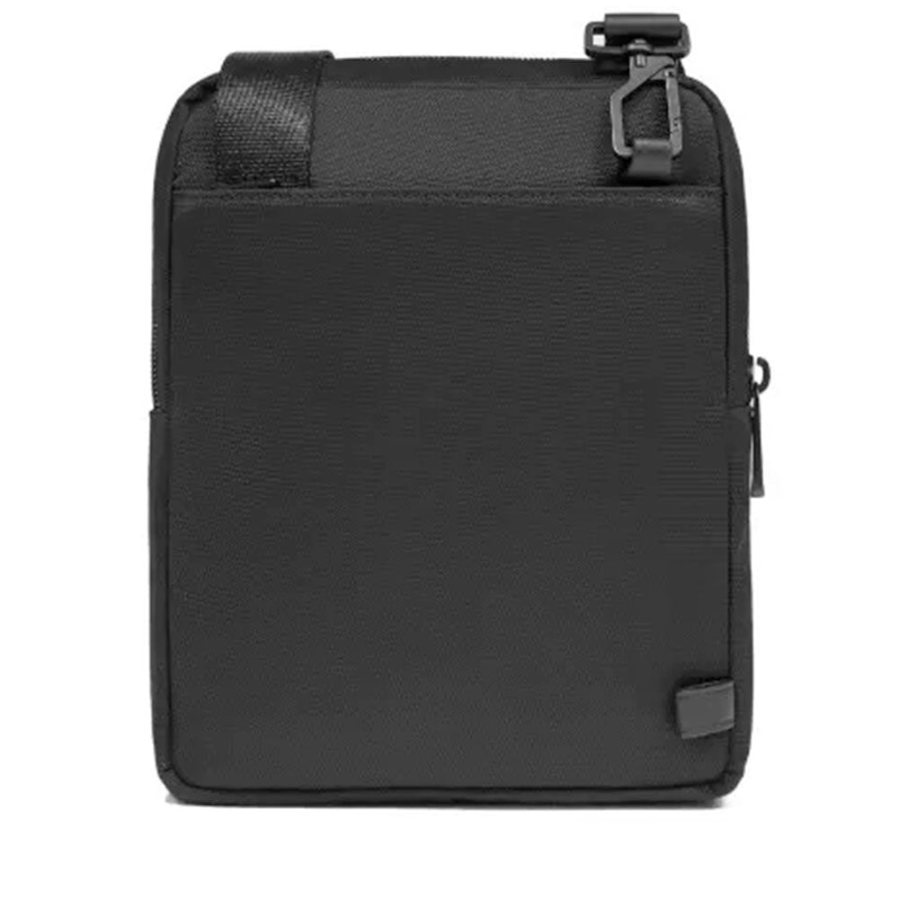 Borsello Uomo PIQUADRO porta iPad in Tessuto e Pelle Colore Nero Linea Trakai - CA1816W109
