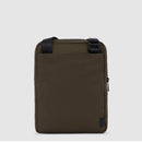 Borsello Uomo PIQUADRO porta iPad in Tessuto e Pelle Verde CA1816W129