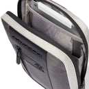 Herren-Umhängetasche PIQUADRO mit iPad-Mini-Fach aus Stoff und Leder in Grau-Schwarz Modell Brief 2 - CA3084BR2S