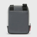 Piquadro Umhängetasche aus grauem und schwarzem Leder mit iPad®mini-Halter – CA3084UB00 Urban Line