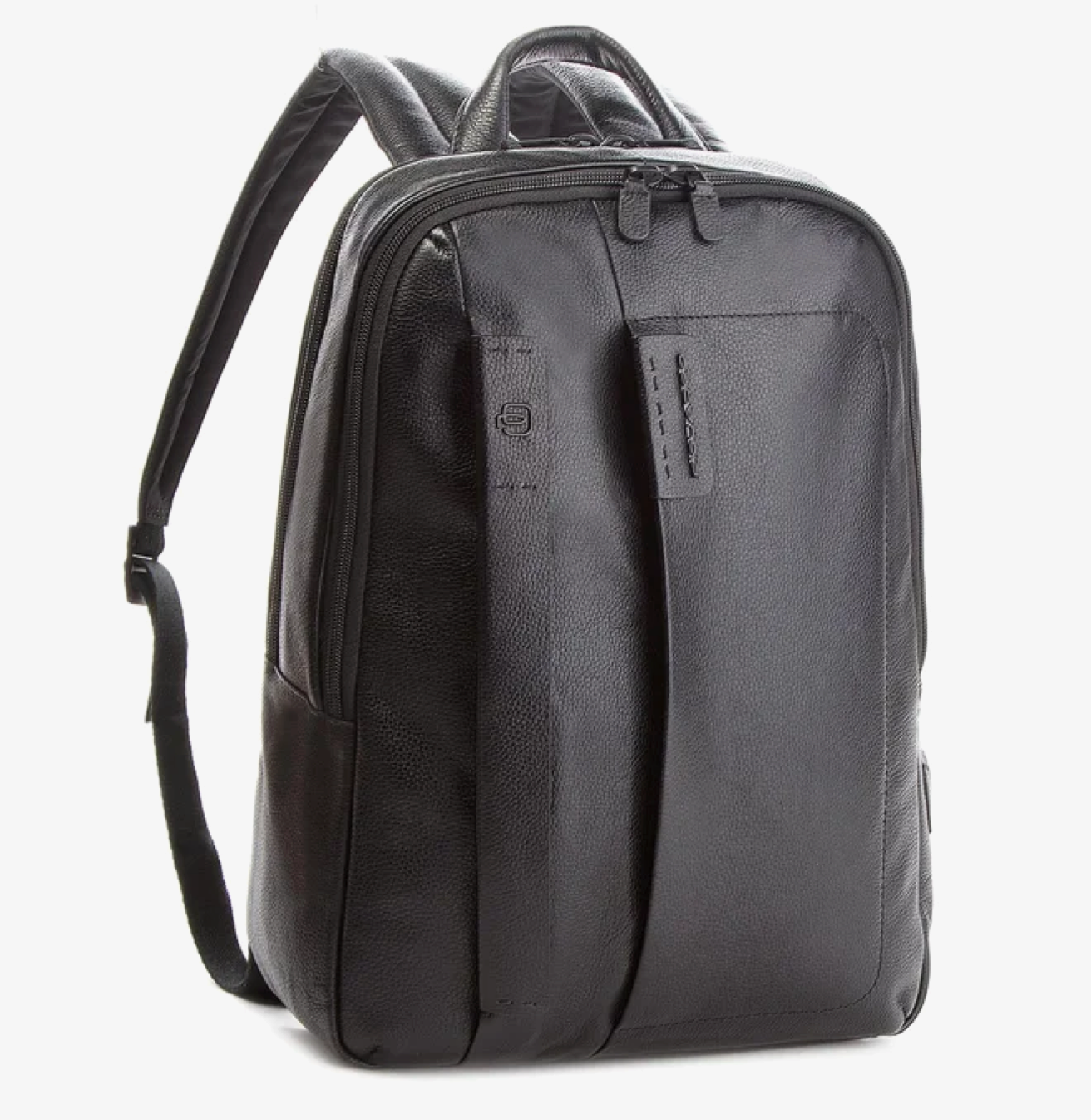 PIQUADRO PULSE LINIE 
Herren-Laptop-Rucksack 14" aus schwarzem Leder - CA3869P15S