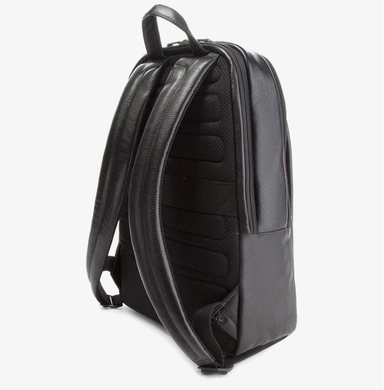 PIQUADRO PULSE LINIE 
Herren-Laptop-Rucksack 14" aus schwarzem Leder - CA3869P15S