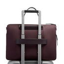 Borsa Donna da Lavoro PIQUADRO linea Circle in Pelle e Tessuto Riciclato Bordeaux Scuro - CA4021W92T