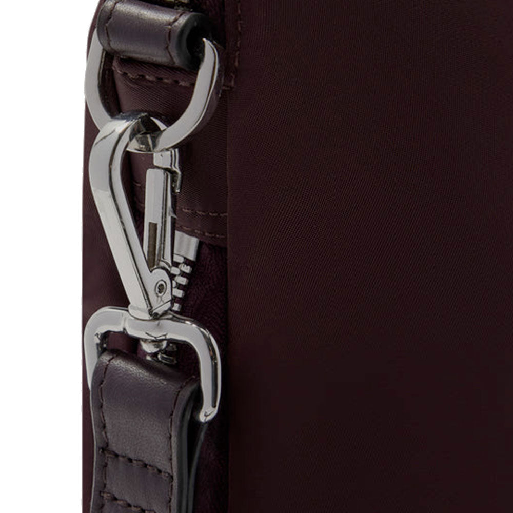 Borsa Donna da Lavoro PIQUADRO linea Circle in Pelle e Tessuto Riciclato Bordeaux Scuro - CA4021W92T