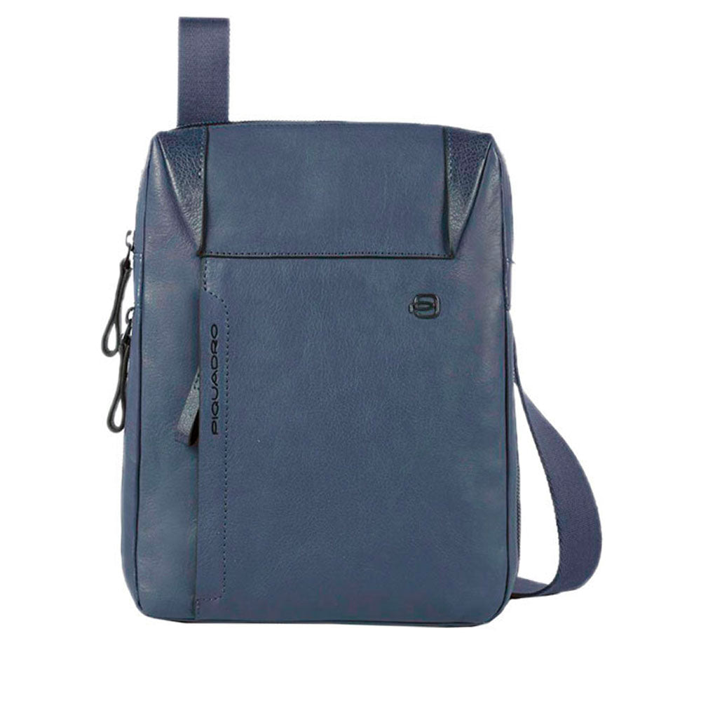 Borsello Uomo PIQUADRO in Pelle Blu Linea Pan - CA4306S94