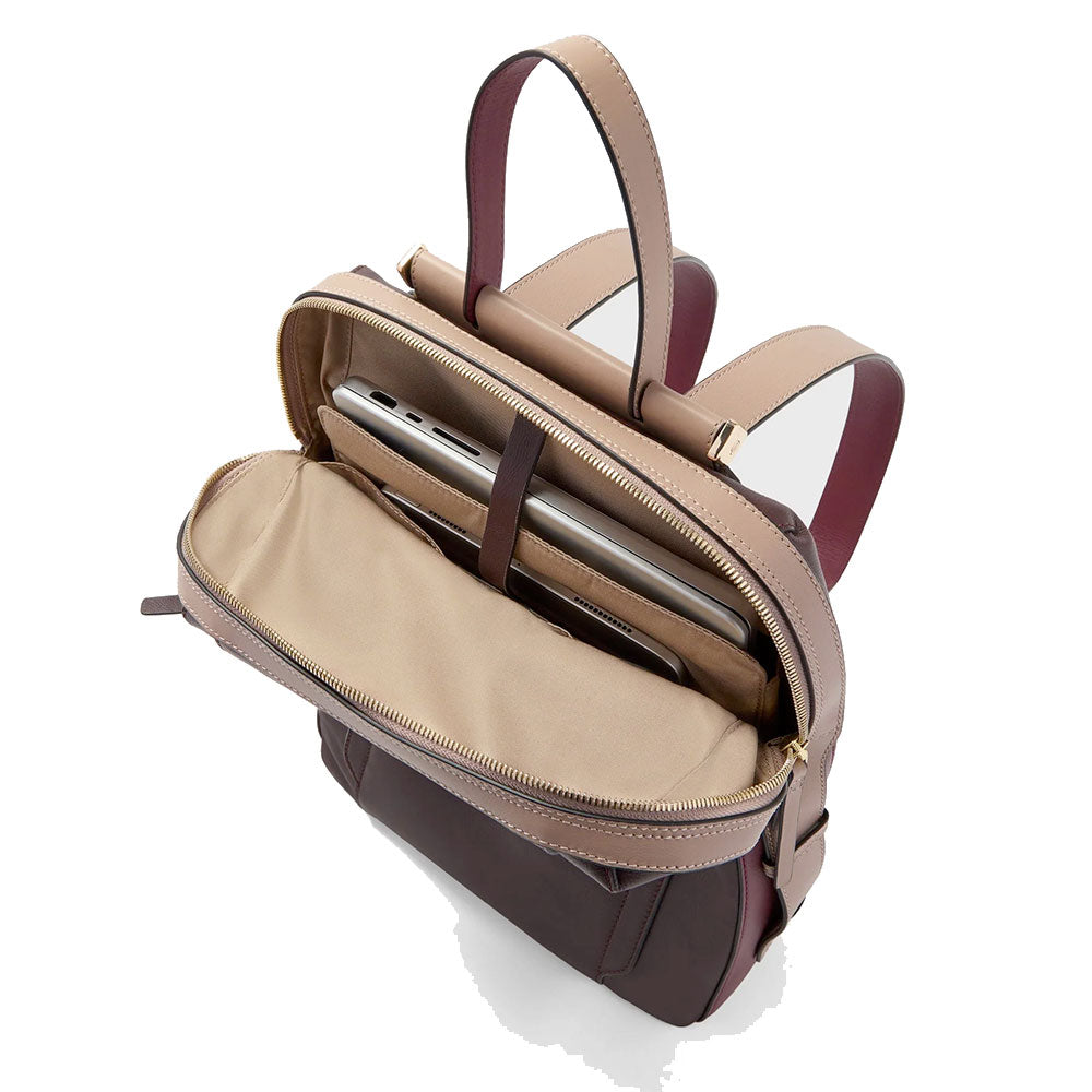 Zaino Donna PIQUADRO Porta Computer in Pelle Bordeaux - Rosa Linea Circle - CA4576W92