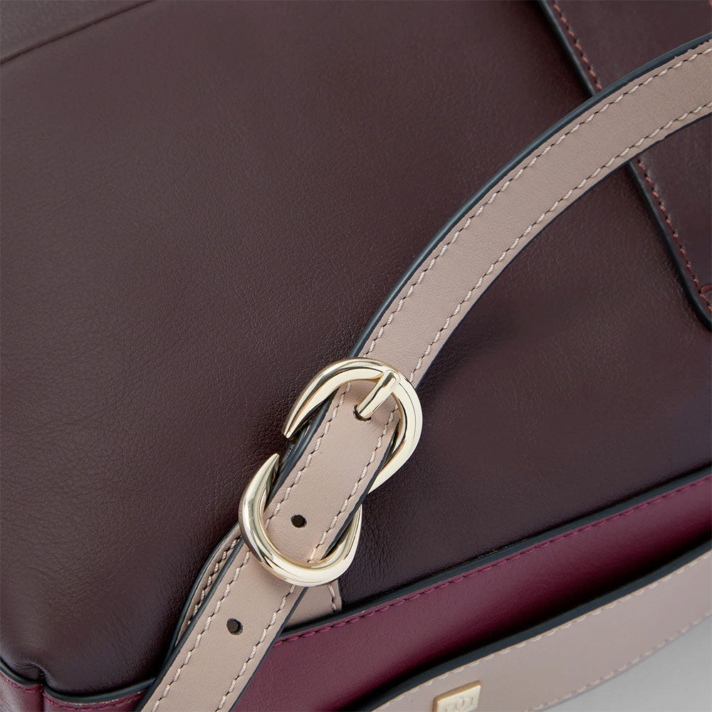 Zaino Donna PIQUADRO Porta Computer in Pelle Bordeaux - Rosa Linea Circle - CA4576W92