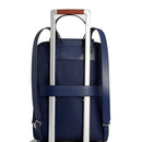 Zaino Donna PIQUADRO Porta Computer in Pelle e Tessuto Blu Linea Circle - CA4576W92T