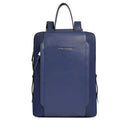 Zaino Donna PIQUADRO Porta Computer in Pelle e Tessuto Blu Linea Circle - CA4576W92T