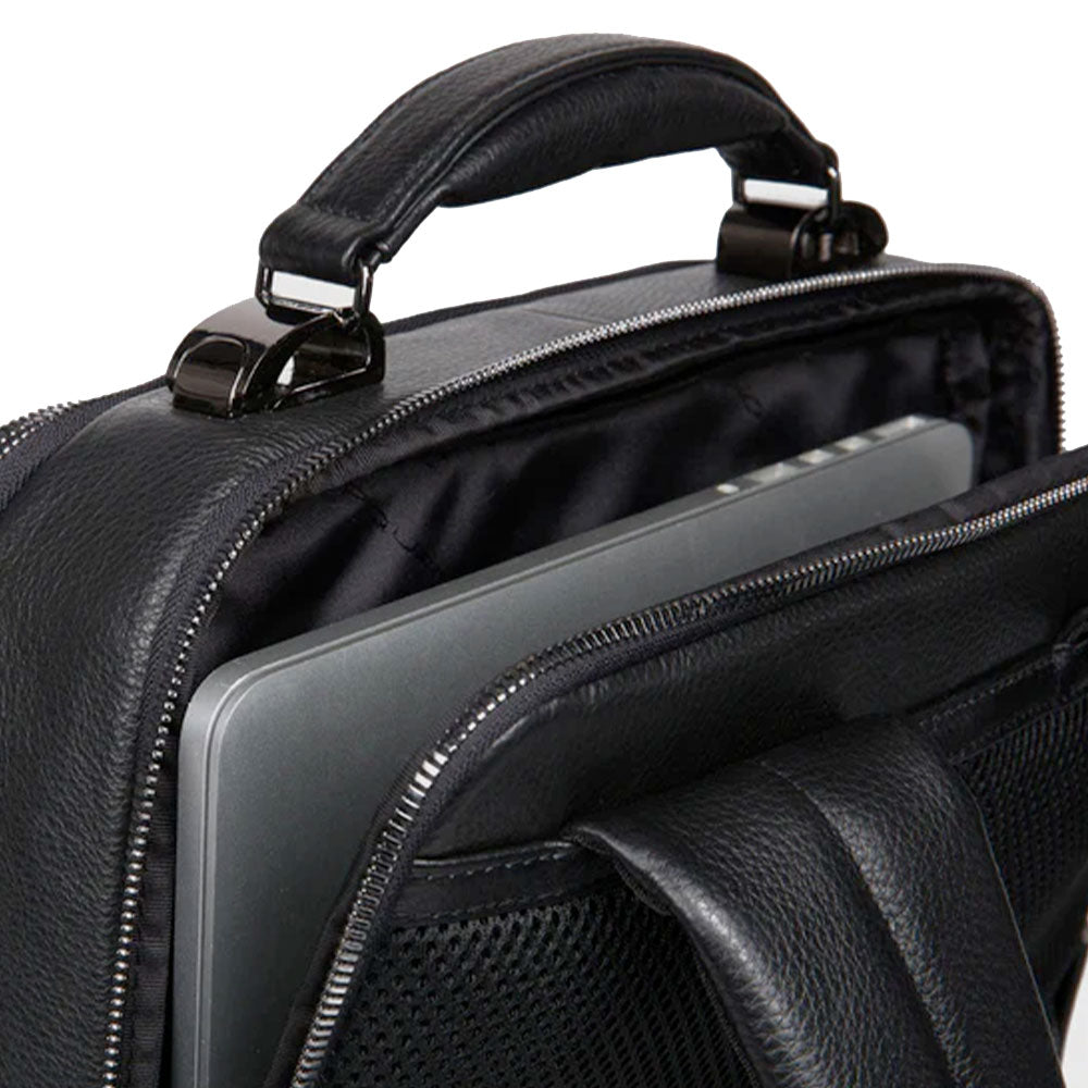 Zaino PIQUADRO porta PC 15,6" e porta iPad® Linea Ael in Pelle Nera - CA4818MOS