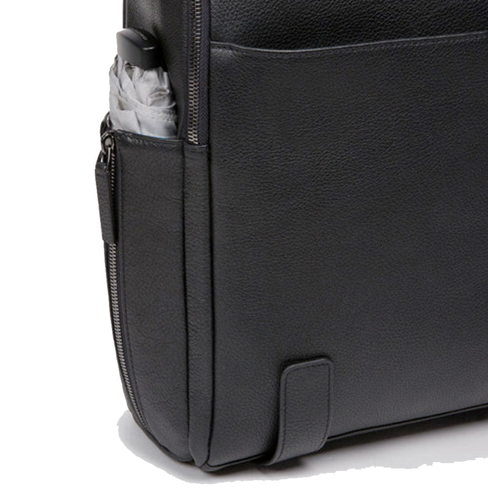 Zaino PIQUADRO porta PC 15,6" e porta iPad® Linea Ael in Pelle Nera - CA4818MOS