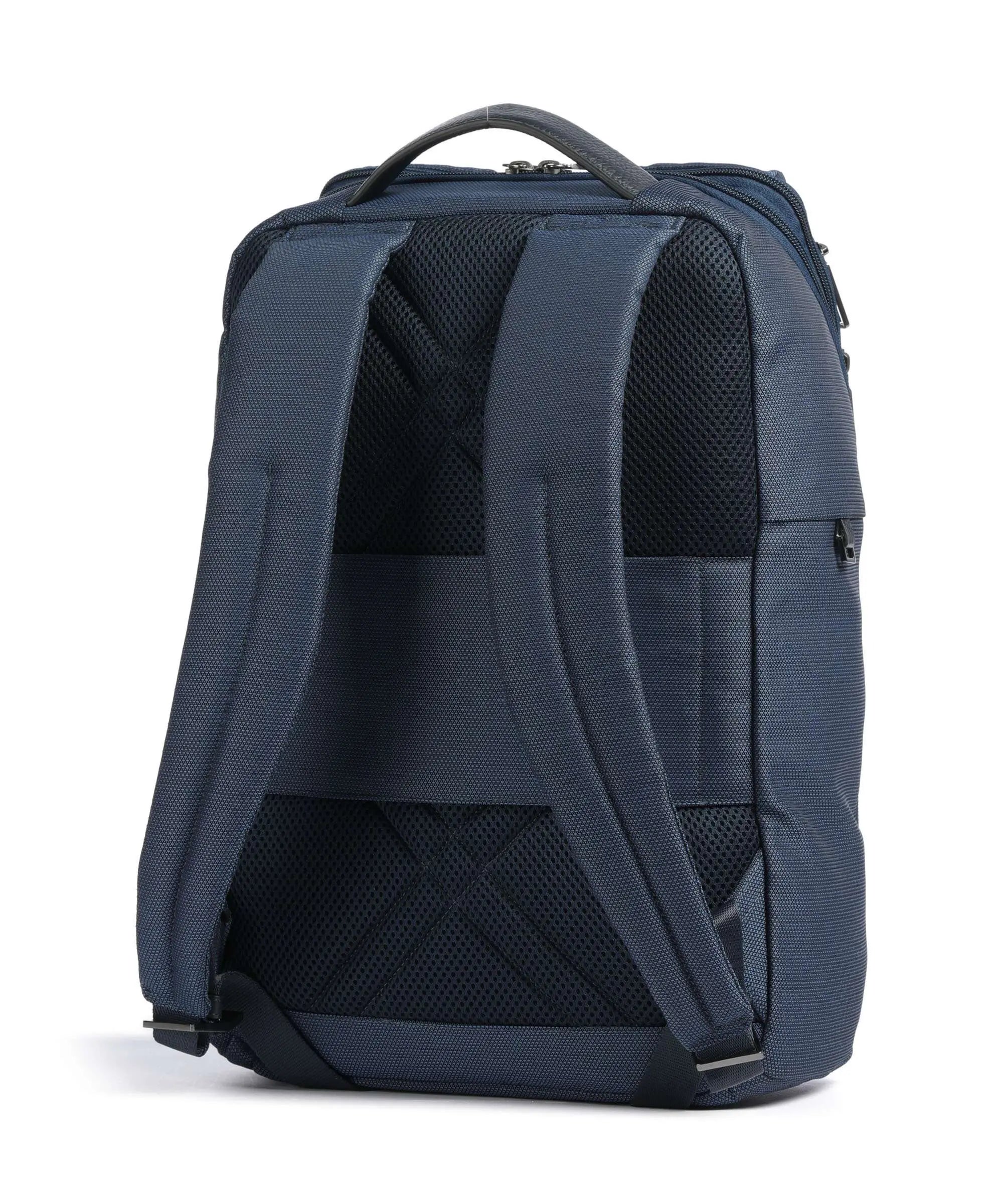 Zaino Uomo PIQUADRO in Pelle e Tessuto Blu Porta Pc 14" e iPad Linea Trakai - CA5524W109