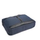 PIQUADRO 15,6" Laptop- und iPad-Aktentasche aus blauem Stoff und Leder, Trakai-Linie – CA5528W109
