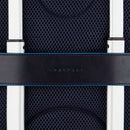PIQUADRO Zaino Uomo Porta Pc 14" e IPad  In Pelle Blu Linea Blue Square - CA5575B2V