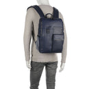 Zaino Uomo PIQUADRO con porta Pc 14" in Pelle Blu Linea Finn - CA5988S123