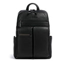 Zaino Uomo PIQUADRO in Pelle Colore Nero Linea Paavo con Porta Pc 14" - CA6029S122