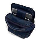 PIQUADRO Rucksack mit Laptopfach 15,6 Zoll aus Stoff und Leder in Blau Modell Wollem - CA6239W129
