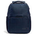 PIQUADRO Rucksack mit Laptopfach 15,6 Zoll aus Stoff und Leder in Blau Modell Wollem - CA6239W129