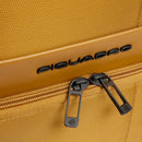 PIQUADRO Rucksack mit Laptopfach 15,6 Zoll aus Stoff und Leder in Gelb Modell Wollem - CA6239W129