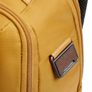 PIQUADRO Rucksack mit Laptopfach 15,6 Zoll aus Stoff und Leder in Gelb Modell Wollem - CA6239W129