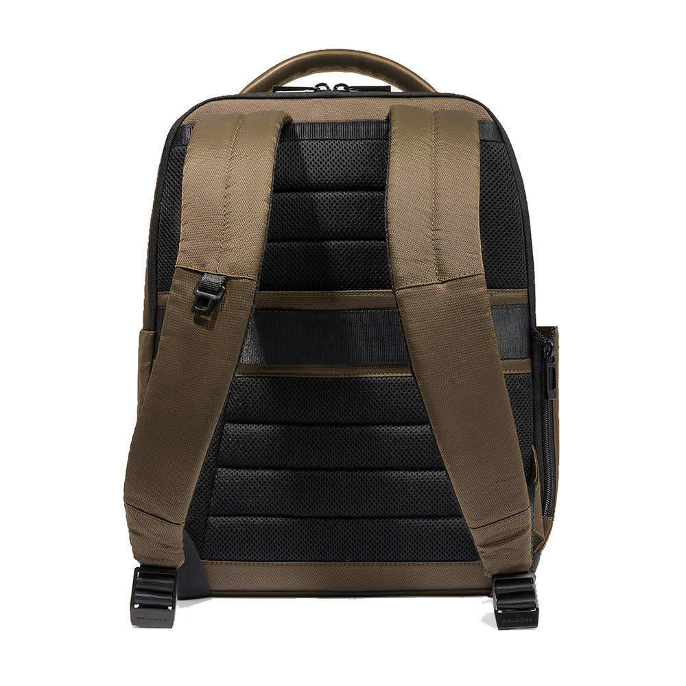 PIQUADRO Rucksack für 15,6-Zoll-PC aus grünem Stoff Wollem Line – CA6239W129BM