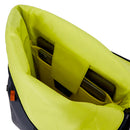 Zaino PIQUADRO Roll Top con porta Pc 15,6" in Tessuto Gommato colore Nero - CA6291C2OW