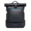 Zaino PIQUADRO Roll Top con porta Pc 15,6" in Tessuto Gommato colore Nero - CA6291C2OW