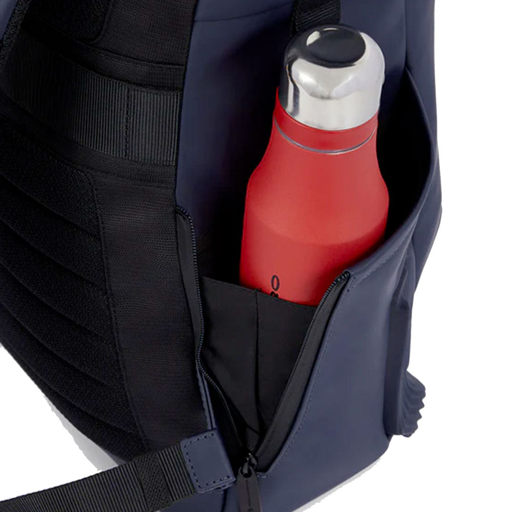 Zaino PIQUADRO Roll Top con porta Pc 15,6" in Tessuto Gommato colore Nero - CA6291C2OW