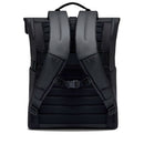 Zaino PIQUADRO Roll Top con porta Pc 15,6" in Tessuto Gommato colore Nero - CA6291C2OW
